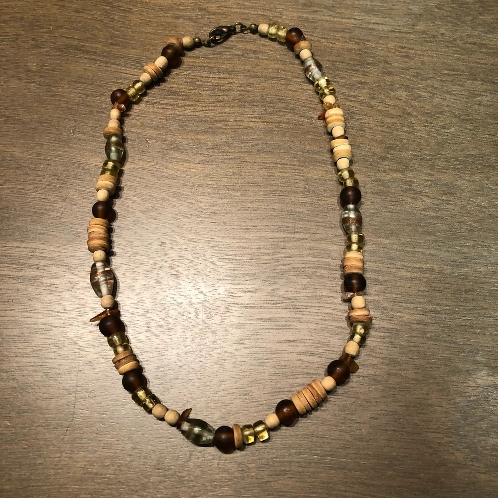 Colorful beaded necklace